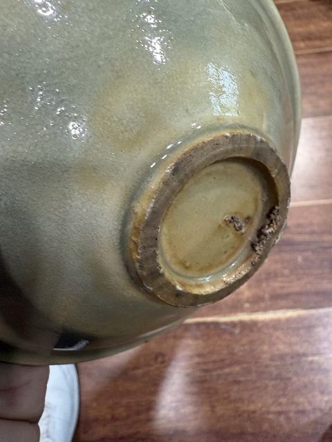 古玩陶瓷耀州窯青釉碗真品鑒賞圖