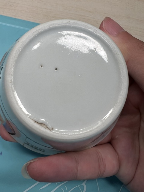 古玩陶瓷清道光粉彩人物故事圖馬蹄杯真品鑒賞圖