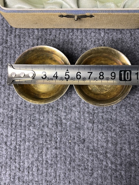 古玩雜項銀杯子拍賣，當前價格1288元