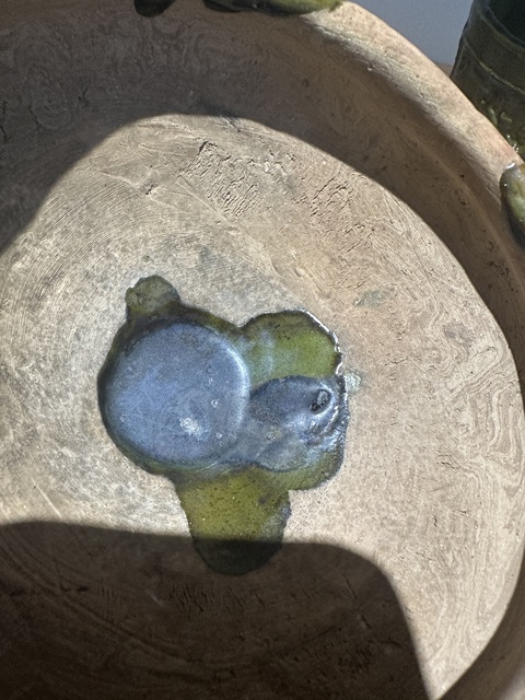 古玩陶瓷綠釉博山奩真品鑒賞圖