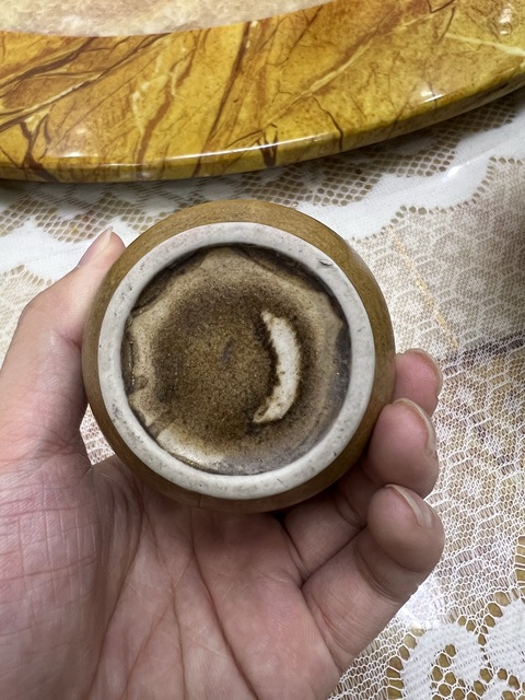 古玩陶瓷褐釉玉壺春瓶真品鑒賞圖