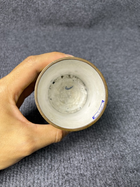 古玩雜項銅胎畫琺瑯開窗人物故事紋筆筒拍賣,當前價格999元