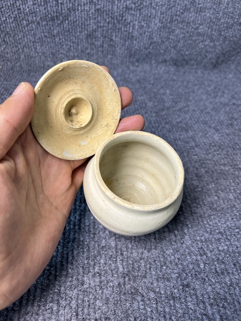 古玩陶瓷青白釉蓋罐拍賣，當前價格699元