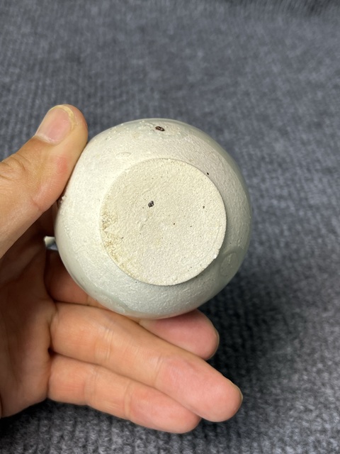 古玩陶瓷青白釉刻劃花卉紋蓋罐拍賣,當前價格666元