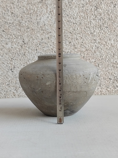 古玩陶瓷灰陶罐拍賣,當(dāng)前價(jià)格450元