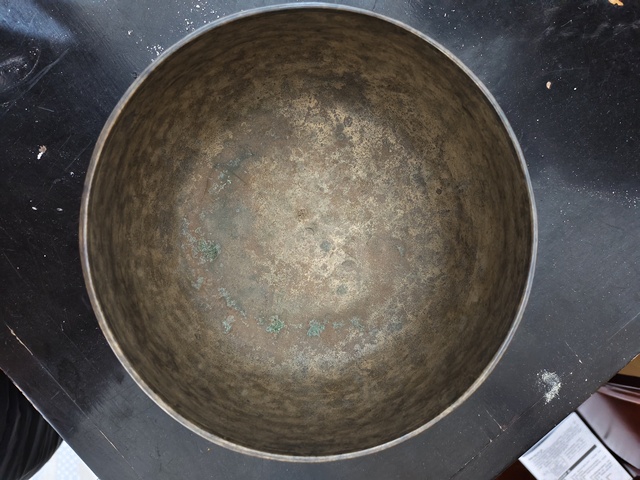 古玩銅器銅缽真品鑒賞圖