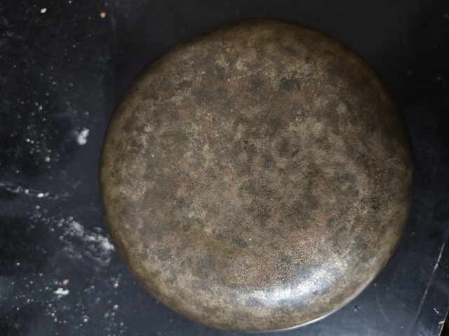 古玩銅器銅缽真品鑒賞圖