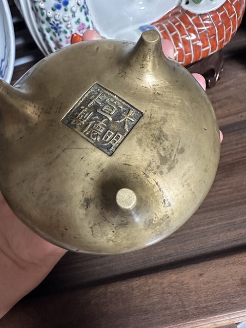 古玩銅器銅爐拍賣，當前價格12500元
