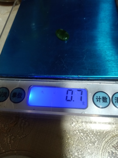 古玩玉器天然翡翠A貨戒面真品鑒賞圖