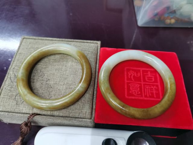 古玩玉器玉鐲子真品鑒賞圖