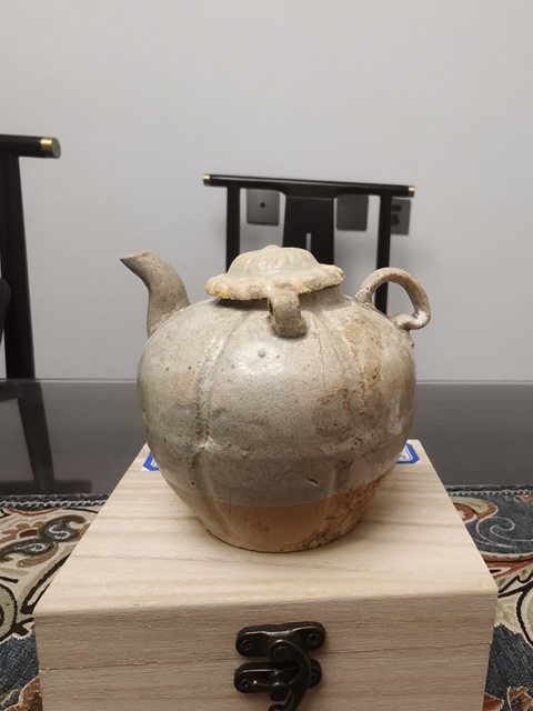 古玩陶瓷影青釉系窯口執壺真品鑒賞圖