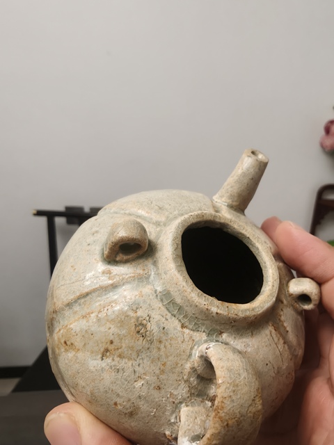 古玩陶瓷影青釉系窯口執壺真品鑒賞圖