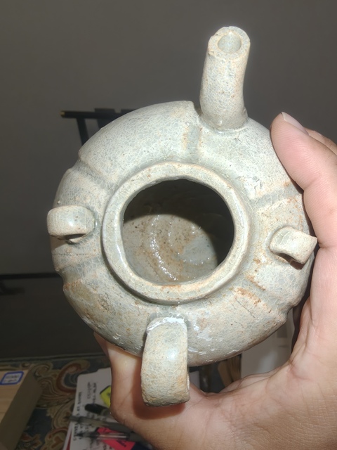 古玩陶瓷影青釉系窯口執壺真品鑒賞圖
