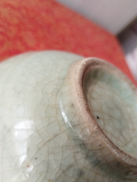古玩陶瓷龍泉窯碗真品鑒賞圖