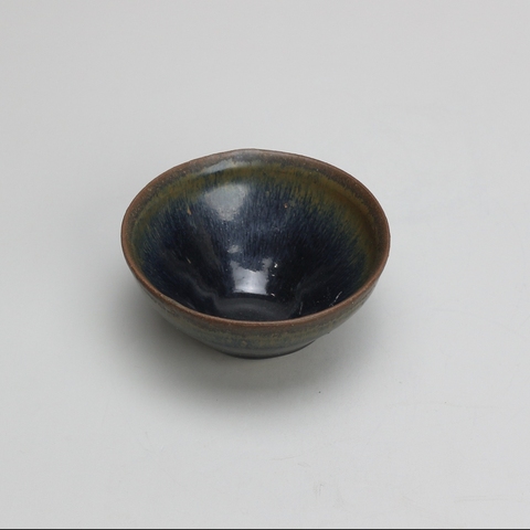 古玩陶瓷宋代建窯盞真品鑒賞圖