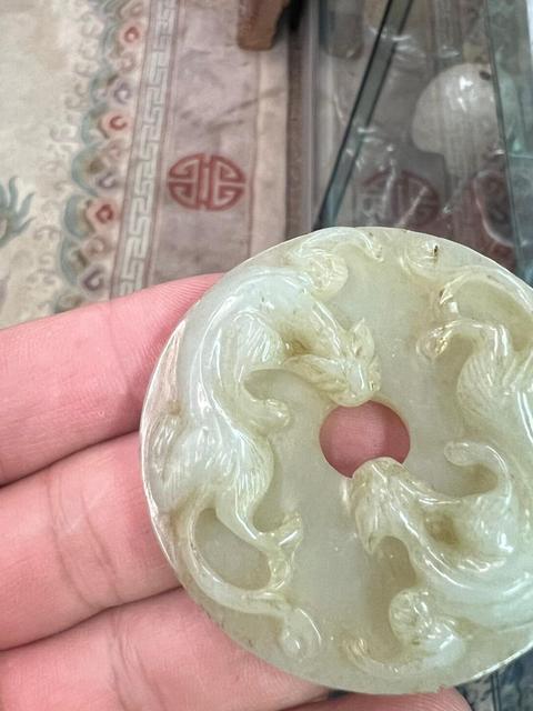 古玩玉器仿古玉璧真品鑒賞圖