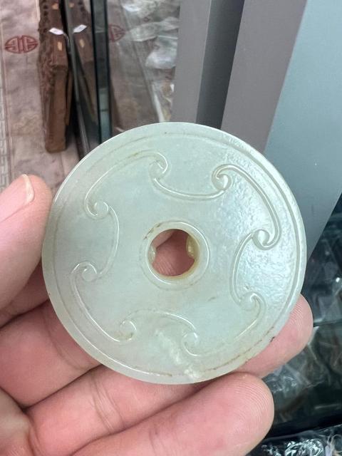 古玩玉器仿古玉璧真品鑒賞圖