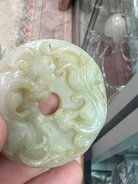 古玩玉器仿古玉璧真品鑒賞圖
