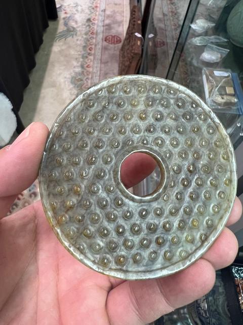 古玩玉器仿古玉璧真品鑒賞圖