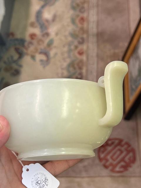古玩玉器和田玉沖天耳爐真品鑒賞圖