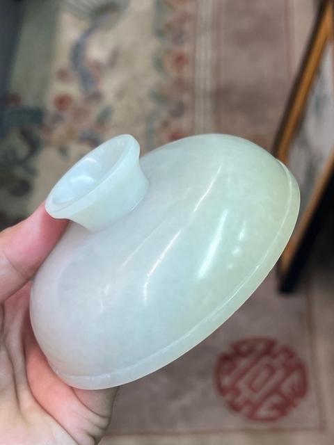 古玩玉器和田玉沖天耳爐真品鑒賞圖