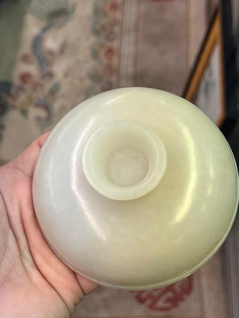 古玩玉器和田玉沖天耳爐真品鑒賞圖