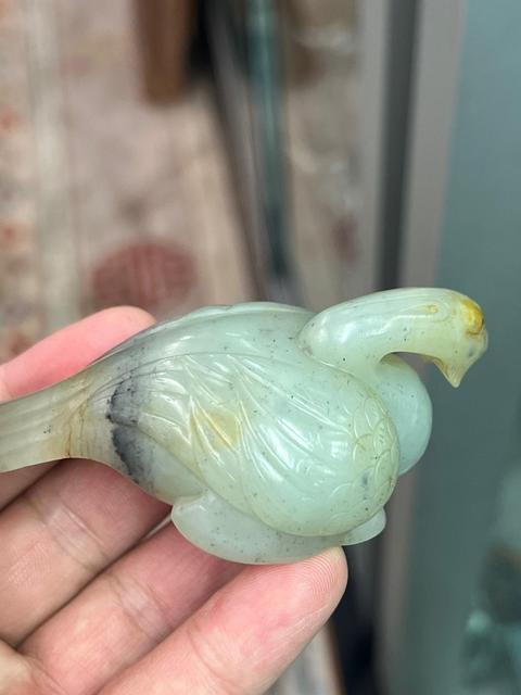 古玩玉器和田玉鳥真品鑒賞圖