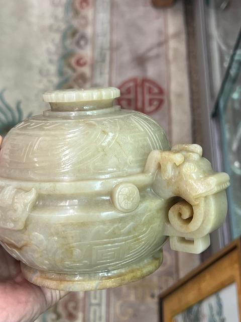 古玩玉器仿古玉爐真品鑒賞圖