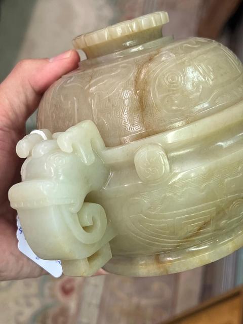 古玩玉器仿古玉爐真品鑒賞圖