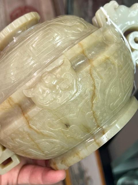 古玩玉器仿古玉爐真品鑒賞圖