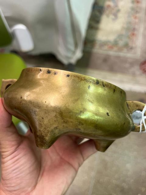 古玩銅器爐子真品鑒賞圖