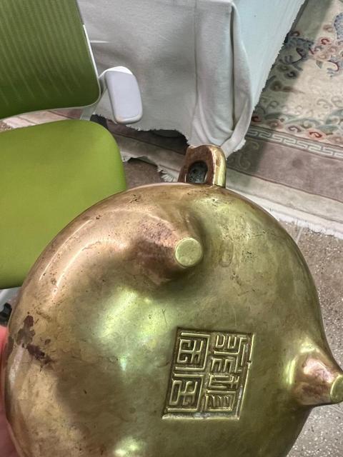 古玩銅器爐子真品鑒賞圖
