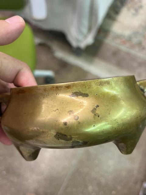 古玩銅器爐子真品鑒賞圖
