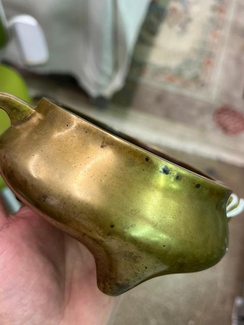 古玩銅器爐子真品鑒賞圖