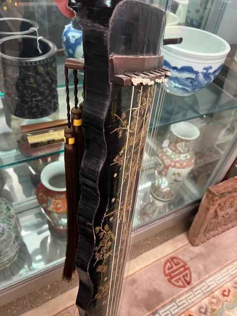 古玩雜項古琴真品鑒賞圖