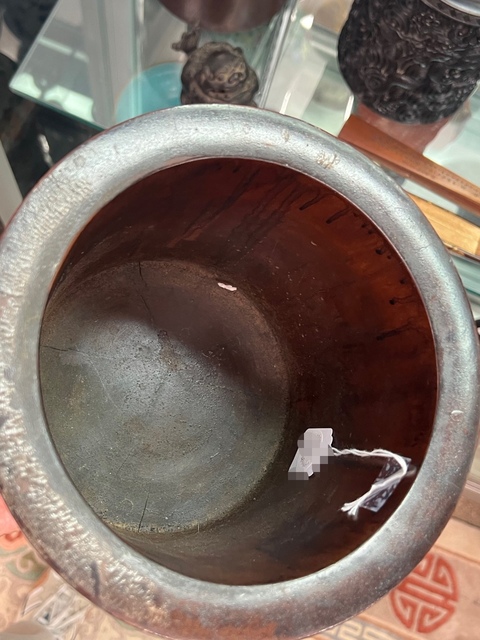 古玩雜項(xiàng)木筆筒真品鑒賞圖