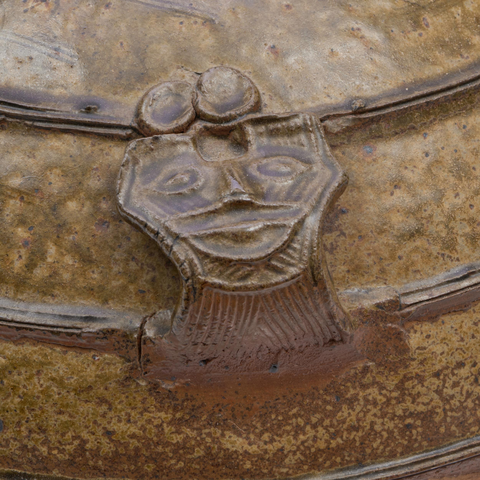 古玩陶瓷青釉瓿真品鑒賞圖