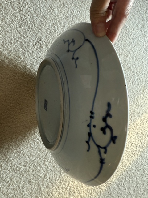 古玩陶瓷青花龍紋盤真品鑒賞圖