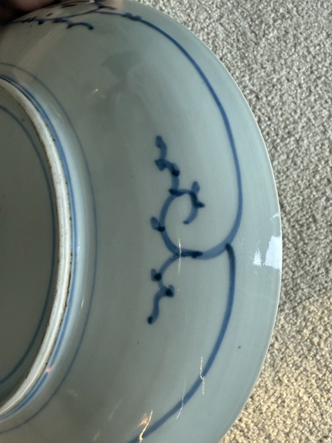 古玩陶瓷青花龍紋盤真品鑒賞圖