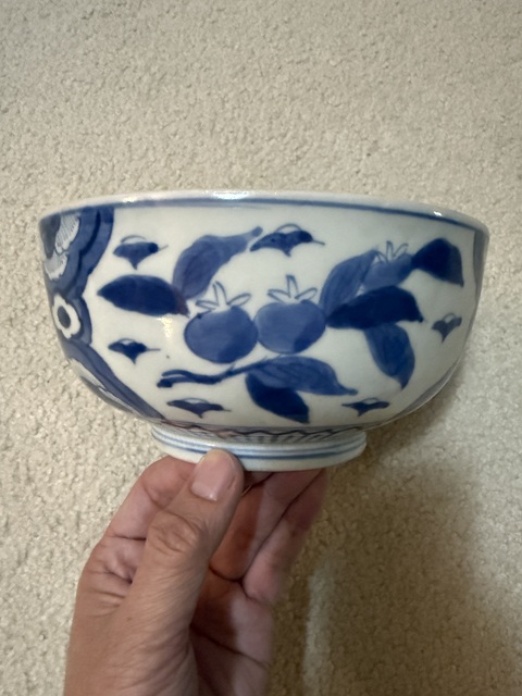古玩陶瓷花卉紋青花蓋罐 真品鑒賞圖