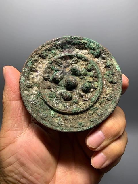 古玩銅器銅鏡真品鑒賞圖