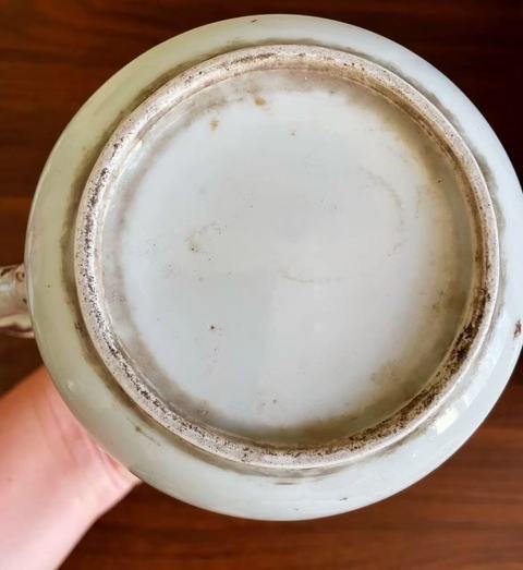 古玩陶瓷山水紋執壺真品鑒賞圖