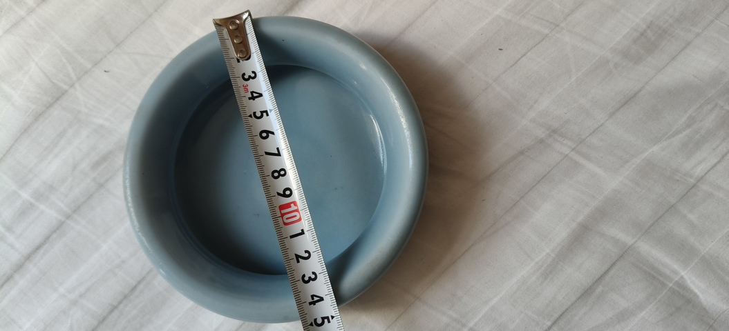 古玩陶瓷藍釉洗真品鑒賞圖