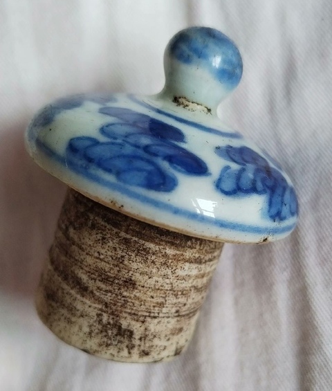 古玩陶瓷青花蓋子真品鑒賞圖
