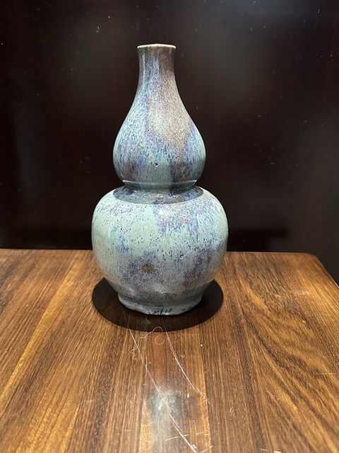 古玩陶瓷窯變釉葫蘆瓶拍賣，當前價格16000元