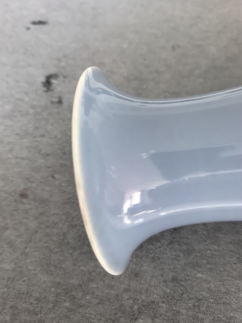 古玩陶瓷藍釉瓶真品鑒賞圖