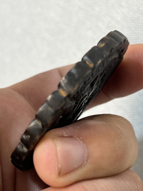 古玩銅器銅龍牌真品鑒賞圖