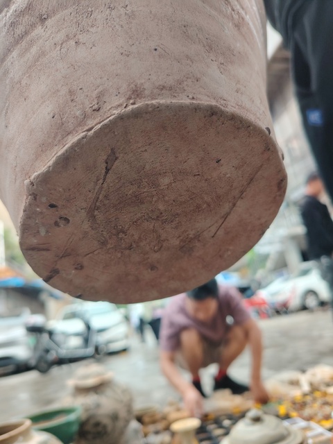 古玩陶瓷玉溪窯青花花卉紋罐真品鑒賞圖