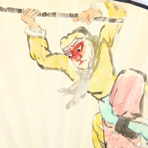 古玩字畫孫悟空圖真品鑒賞圖