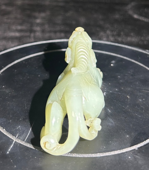 古玩玉器和田玉貔貅真品鑒賞圖